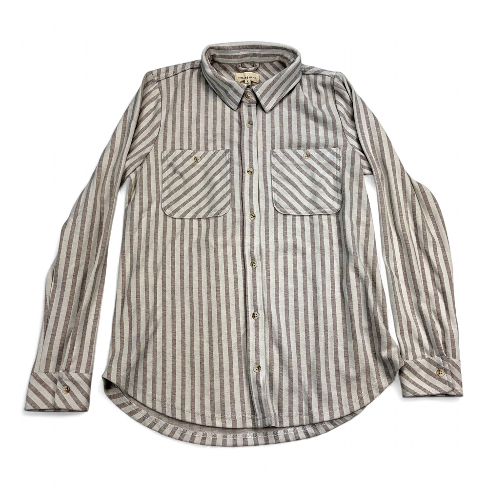 Thread & Supply‎ Striped Button-Down Shirt Sz S